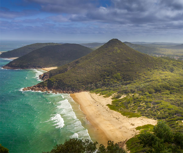 Tomaree Head, 161m above the Port Stephens entrance. As you hike the track, you'll enjoy unparalleled views of idyllic Port Stephens and its coastline.