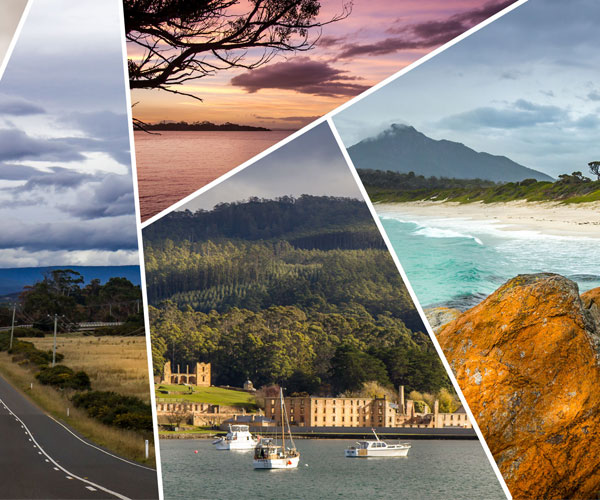 4 day road trip in East-South cost Tasmania. Discover Hobart, convict towns, Port Arthur, Freycinet national park. Great travel idea for short long weekend trip